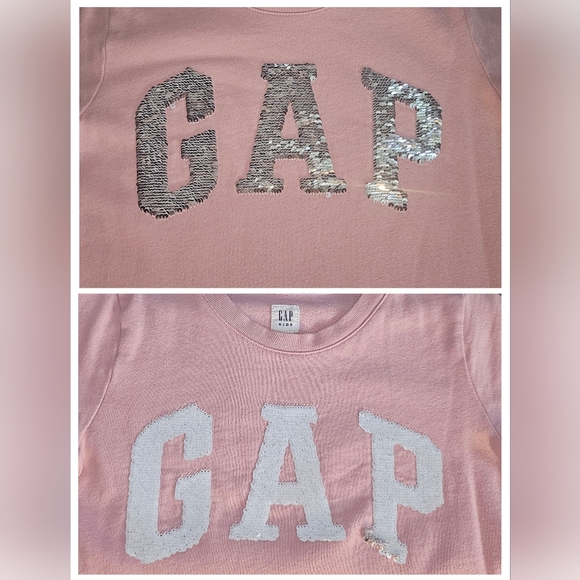 EUC | GAP KIDS Girl's Dress |  Embellished Sequin GAP Flippy Logo | Size: M - Picture 7 of 11